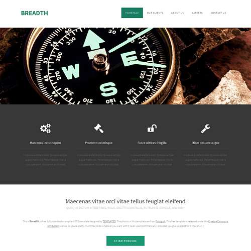 Breadth - Free Responsive HTML and CSS Template