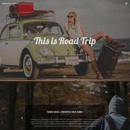 Roadtrip - Free Responsive HTML and CSS Template